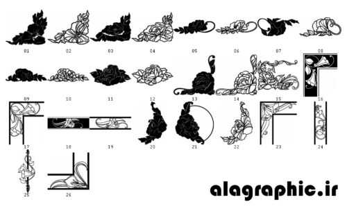 وکتور حاشیه قاب